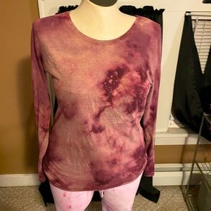 Custom tie dye long sleeve 2x
